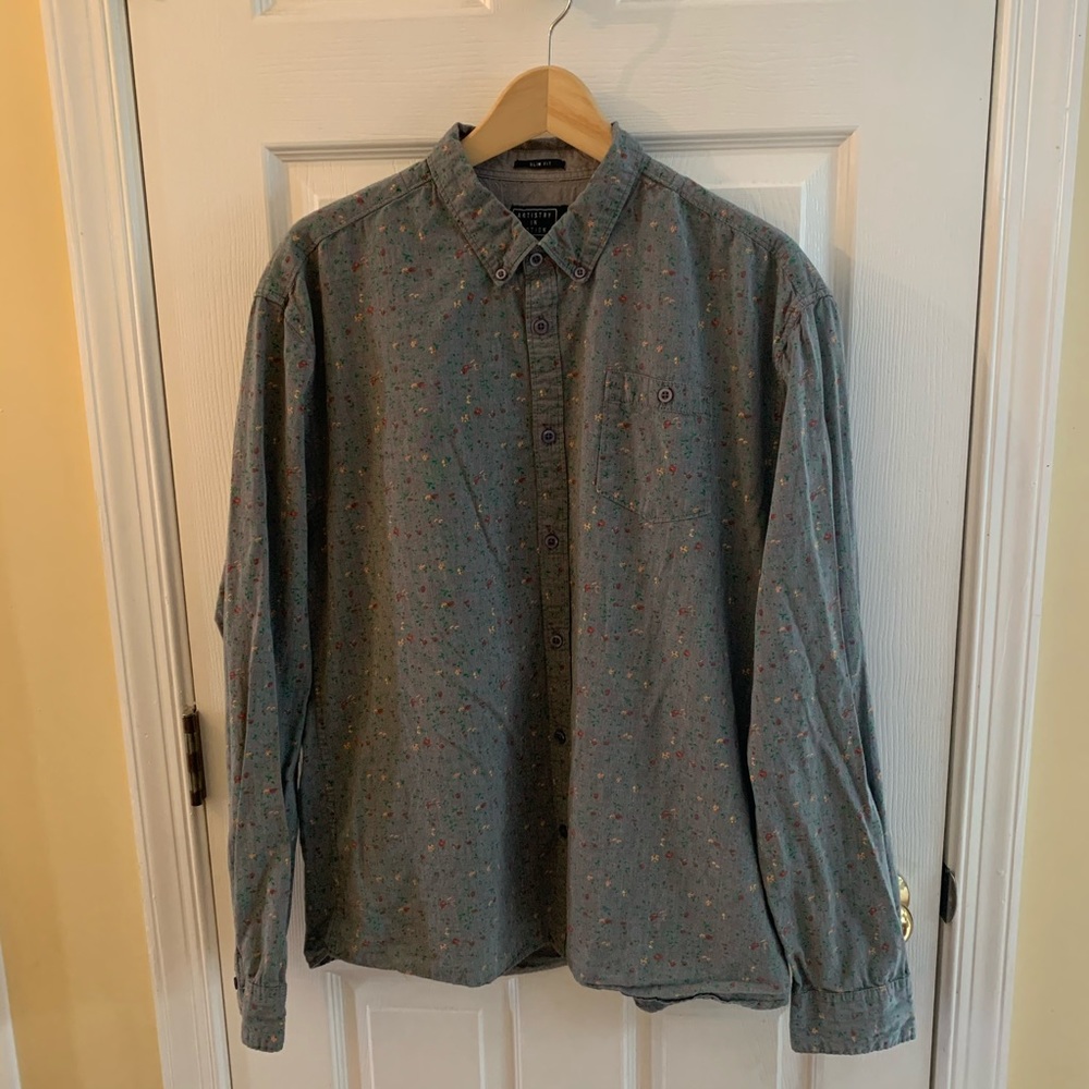 Artistry In Motion Floral Button-Down